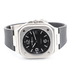 Bell & Ross BR05 1103150 BR05A SS & Rubber AT Black Dial Watch