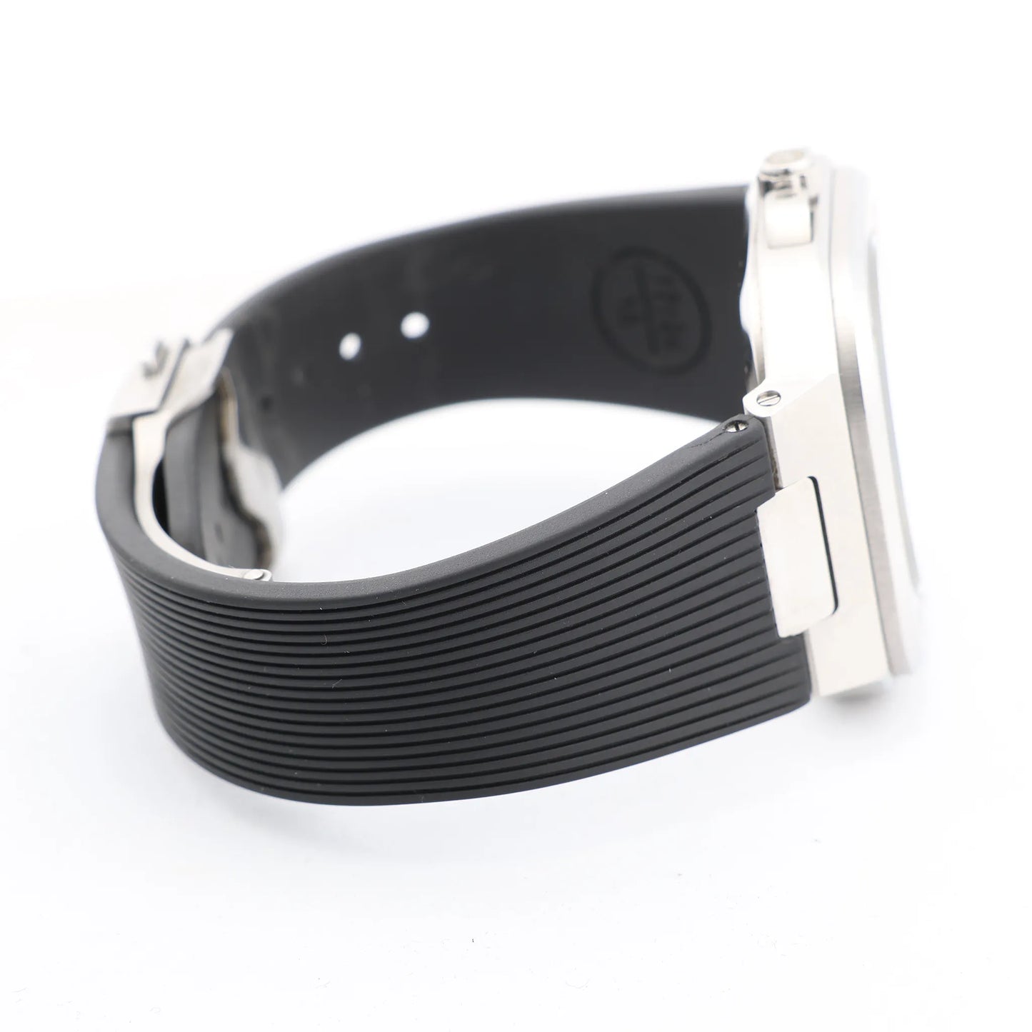 Bell &amp; Ross BR05 1103150 BR05A Edelstahl &amp; Kautschuk AT Schwarzes Zifferblatt Uhr