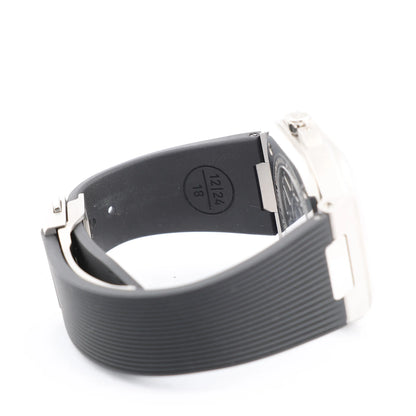 Bell &amp; Ross BR05 BR05A-GR-ST/SRB 1107124 SS &amp; Rubber AT Graue Zifferblattuhr