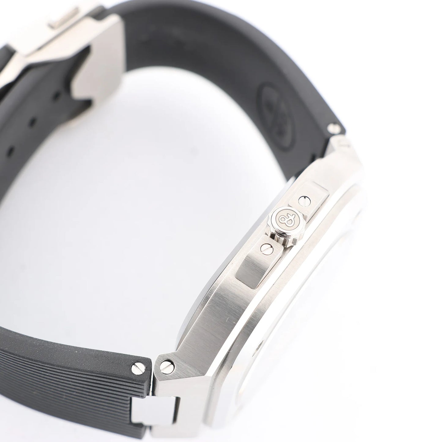 Bell &amp; Ross BR05 BR05A-GR-ST/SRB 1107124 SS &amp; Rubber AT Graue Zifferblattuhr