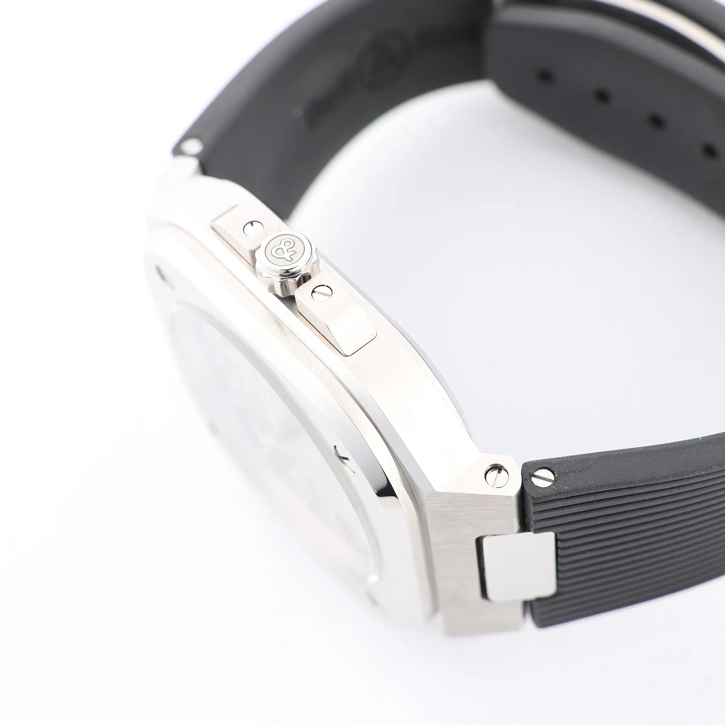 Bell &amp; Ross BR05 BR05A-GR-ST/SRB 1107124 SS &amp; Rubber AT Graue Zifferblattuhr