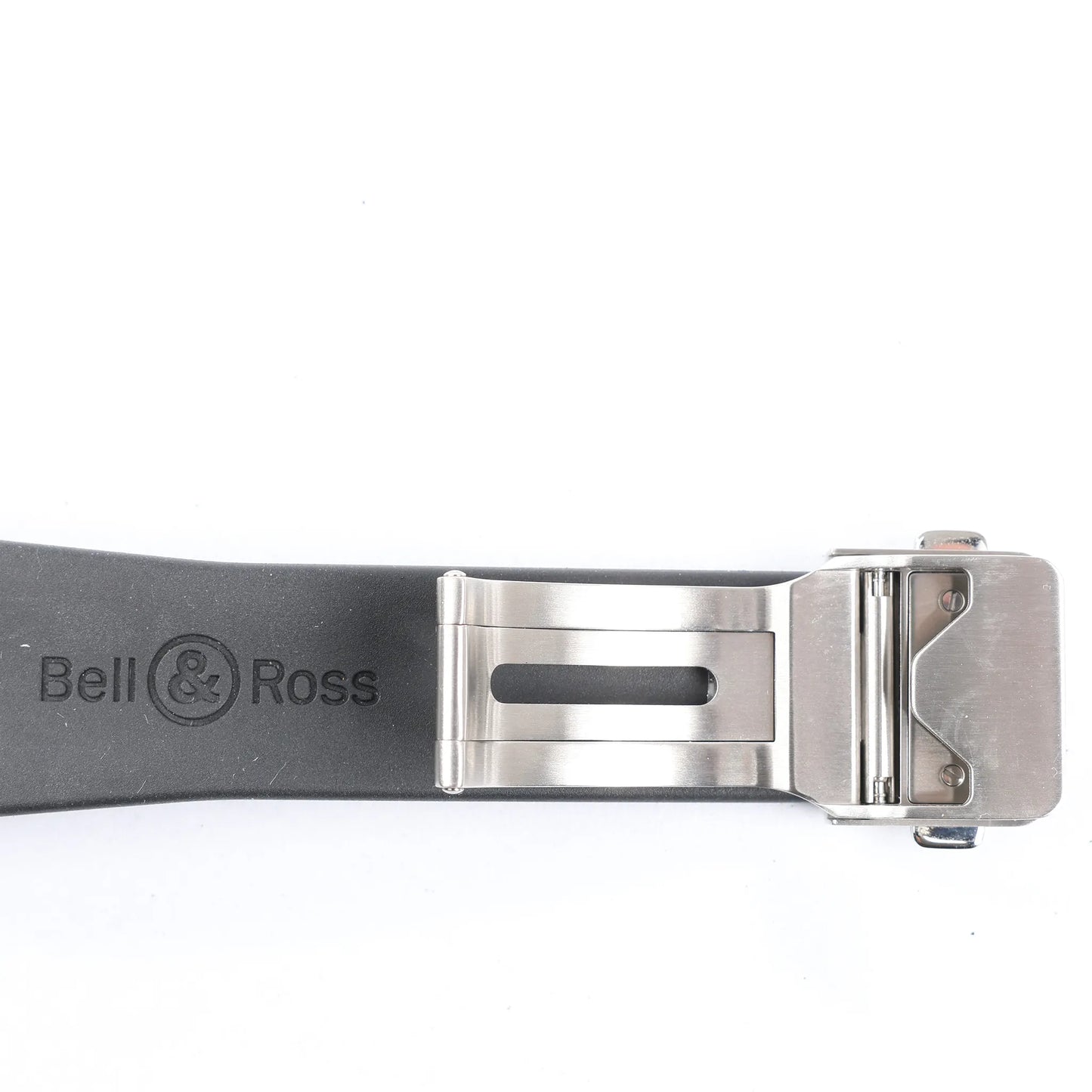 Bell &amp; Ross BR05 BR05A-GR-ST/SRB 1107124 SS &amp; Rubber AT Graue Zifferblattuhr