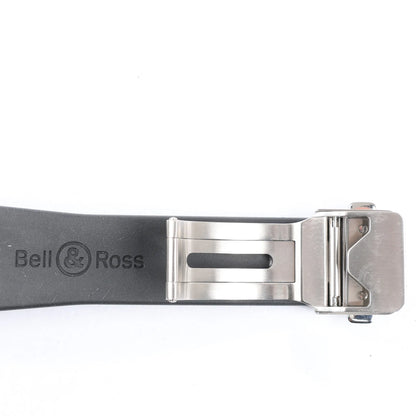 Bell &amp; Ross BR05 BR05A-GR-ST/SRB 1107124 SS &amp; Rubber AT Graue Zifferblattuhr