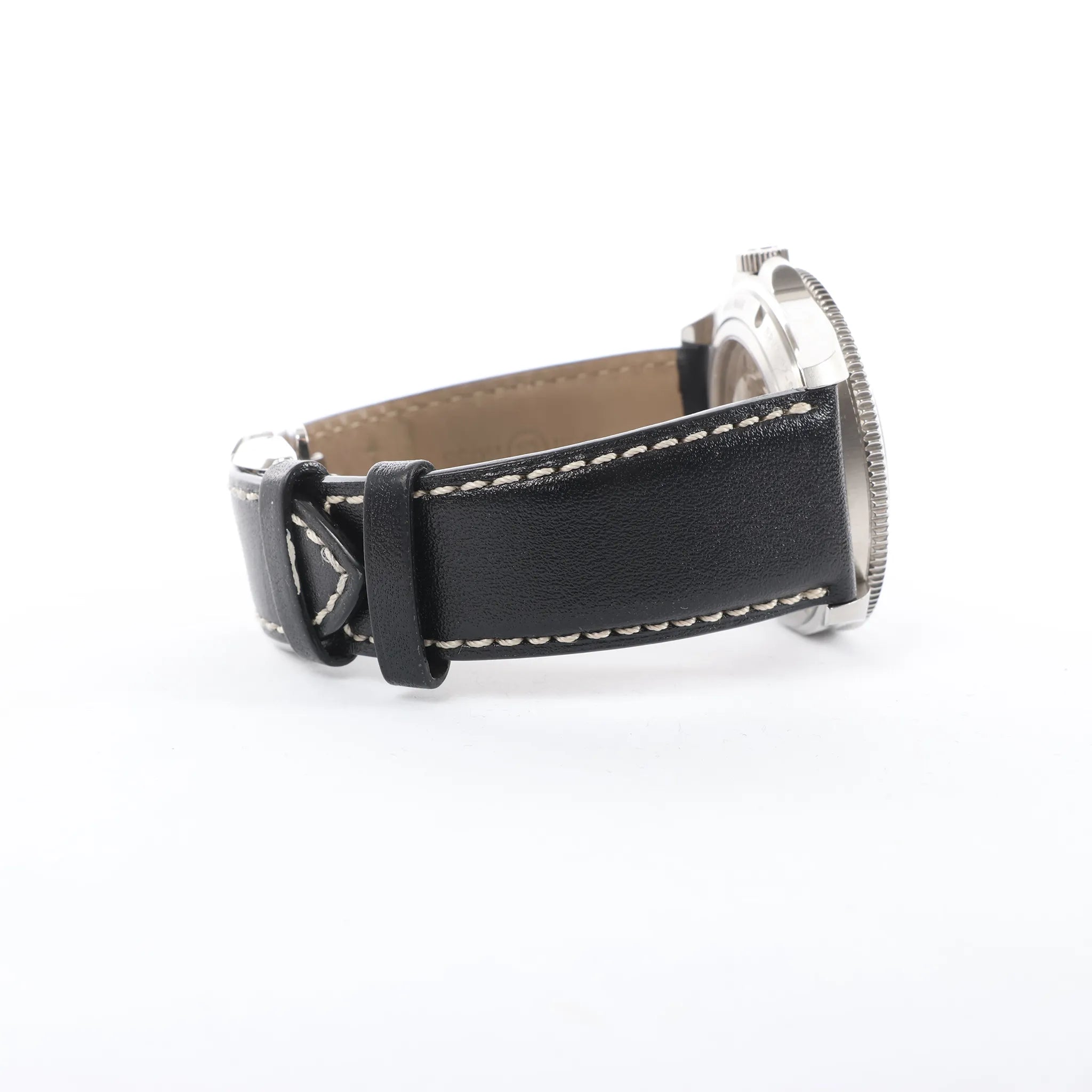 Bell & Ross BRV2-92-S 00371 Reloj Automático de Acero Inoxidable y Cuero con Esfera Negra