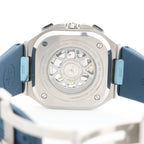 Bell & Ross Instrument Chronograph BR05C-BU-ST/SRB 1201381 SS x Rubber AT Watch with Blue Dial