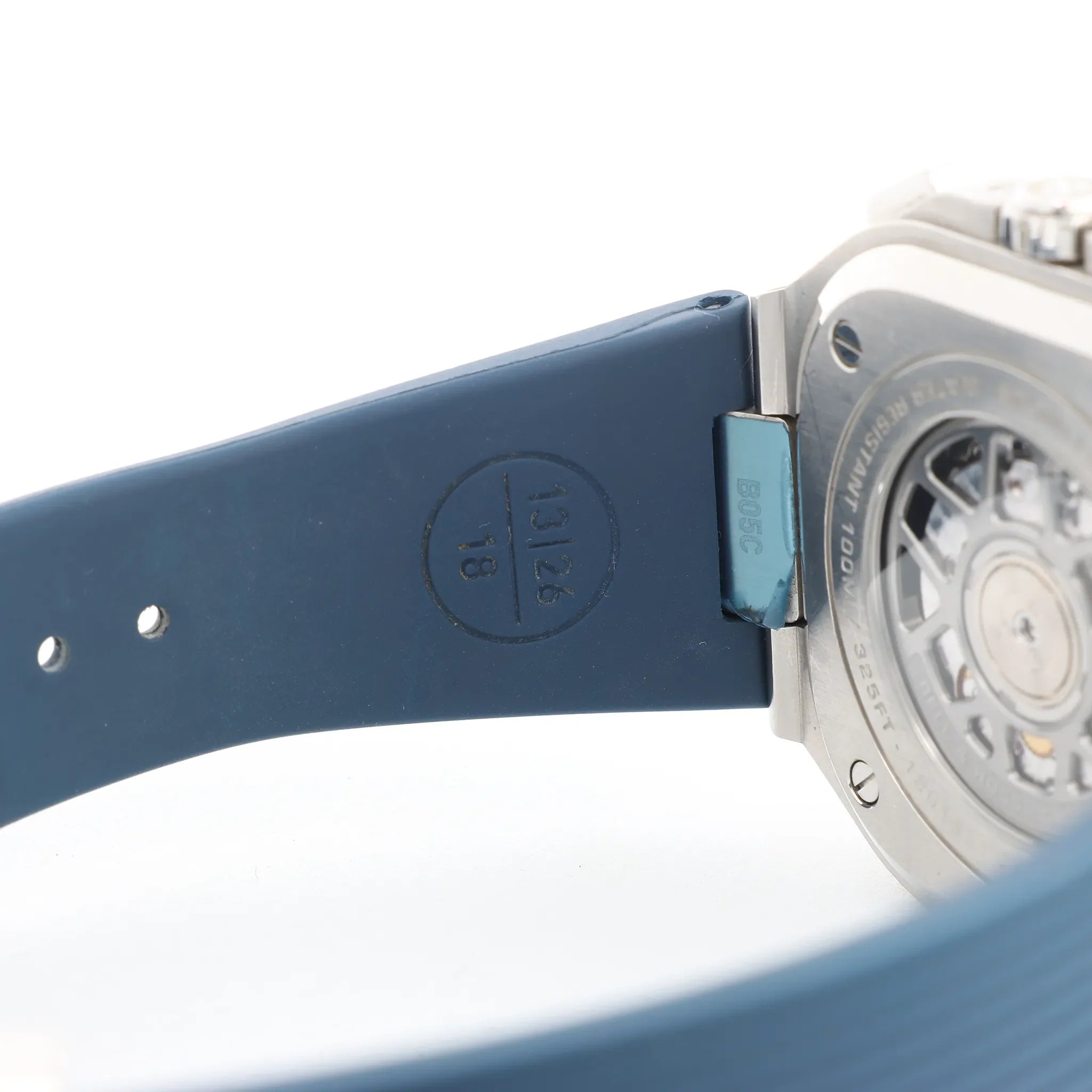 Bell & Ross Instrument Chronograph BR05C-BU-ST/SRB 1201381 SS x Rubber AT Watch with Blue Dial