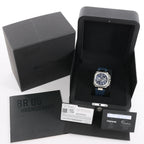 Bell & Ross Instrument Chronograph BR05C-BU-ST/SRB 1201381 SS x Rubber AT Watch with Blue Dial