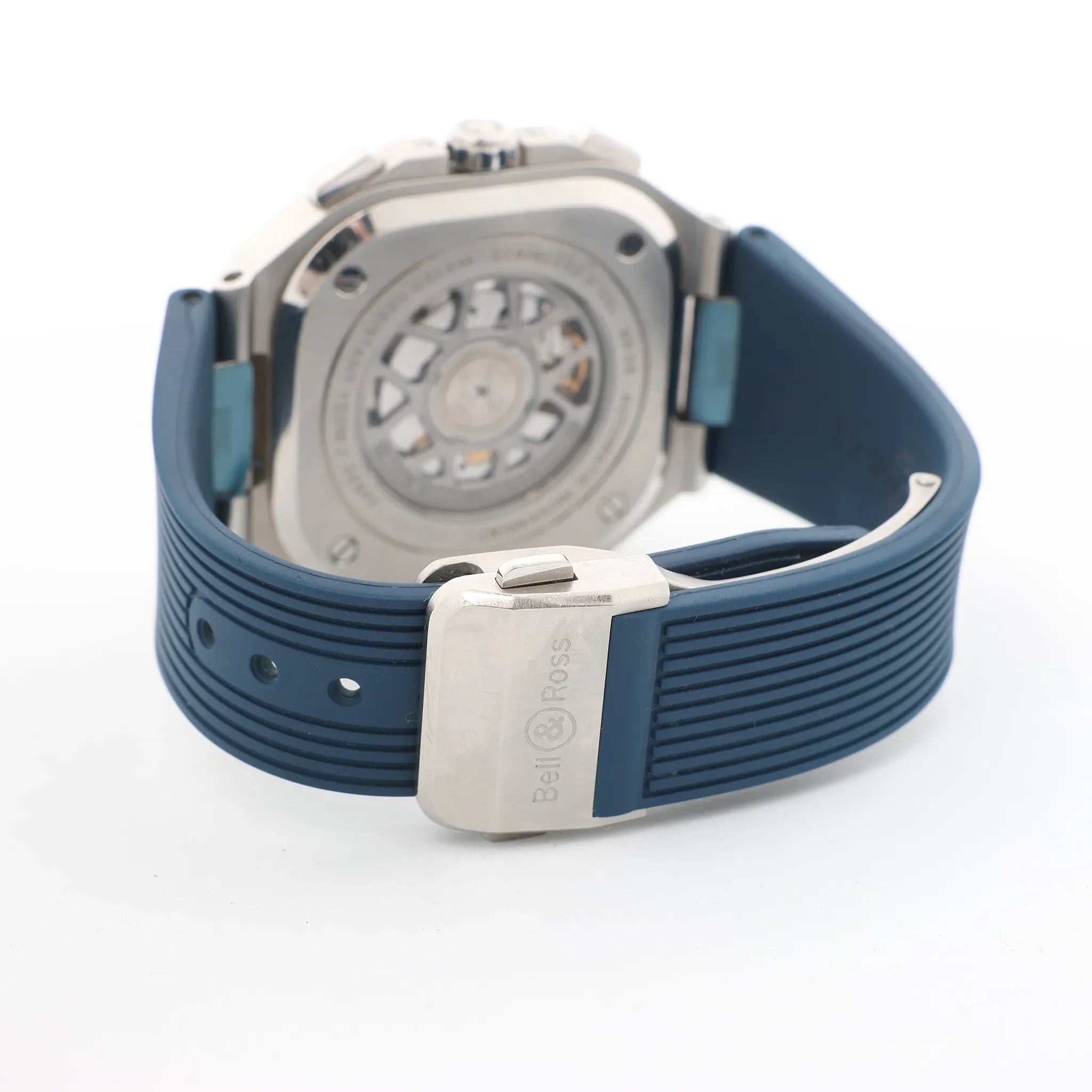 Bell & Ross Instrument Chronograph BR05C-BU-ST/SRB 1201381 SS x Rubber AT Watch with Blue Dial