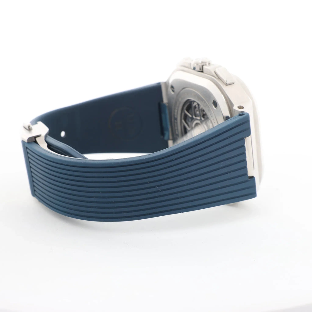 Bell & Ross Instrument Chronograph BR05C-BU-ST/SRB 1201381 SS x Rubber AT Watch with Blue Dial
