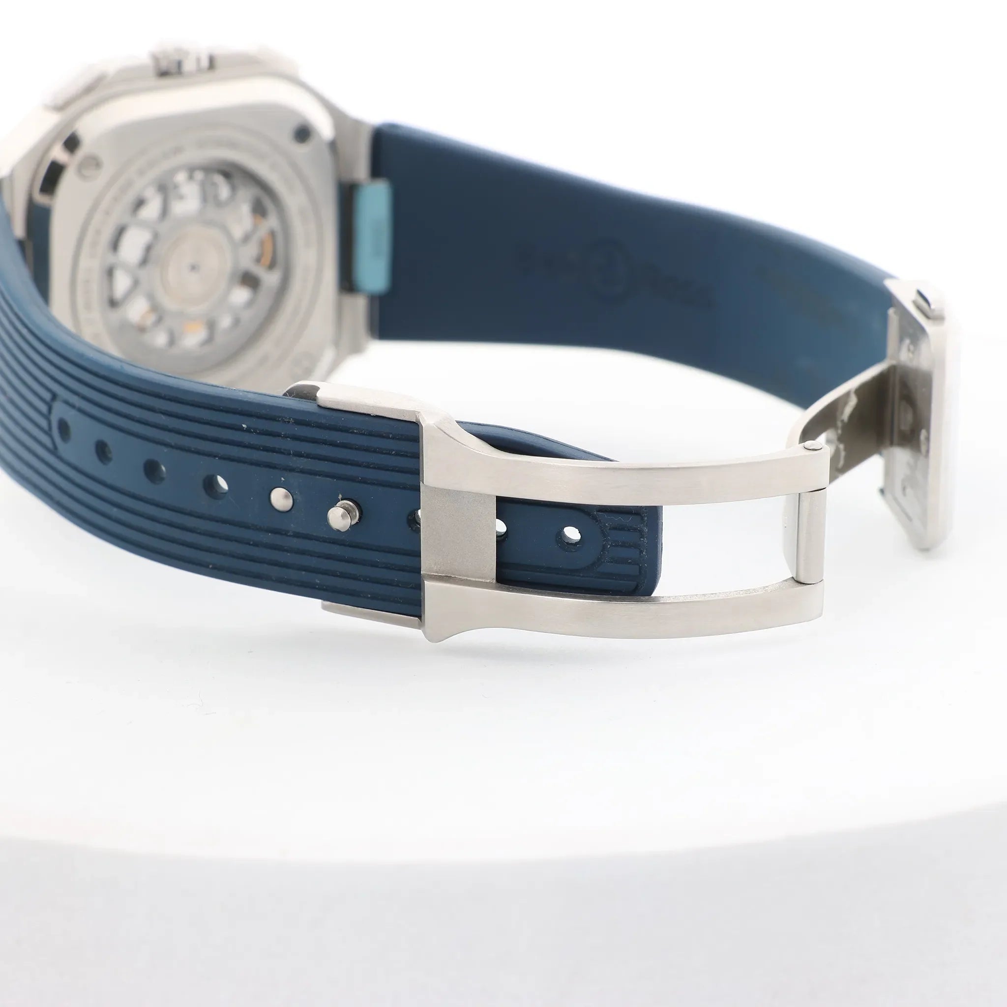 Bell & Ross Instrument Chronograph BR05C-BU-ST/SRB 1201381 SS x Rubber AT Watch with Blue Dial