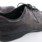 Berluti Amadeo Perugia Calligraphy Leather shoes in Black, Size 8.5 US