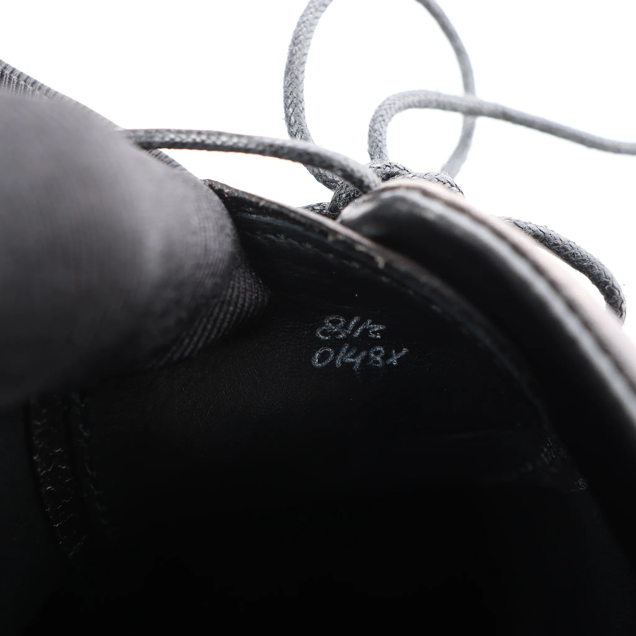Berluti Amadeo Perugia Calligraphy Leather shoes in Black, Size 8.5 US