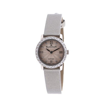 Blancpain Lady Bird 814 WG & Leather AT Silver-Face Watch N00062001 92R0A052A