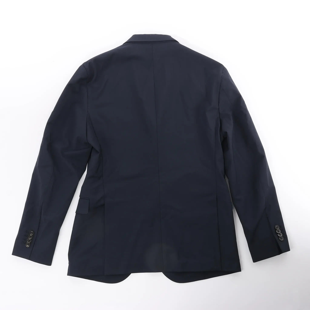 Boglioli Wool Casual Blazer in Navy Blue, Size 50 IT
