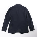 Boglioli Wool Casual Blazer in Navy Blue, Size 50 IT