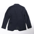 Boglioli Wool Casual Blazer in Navy Blue, Size 50 IT