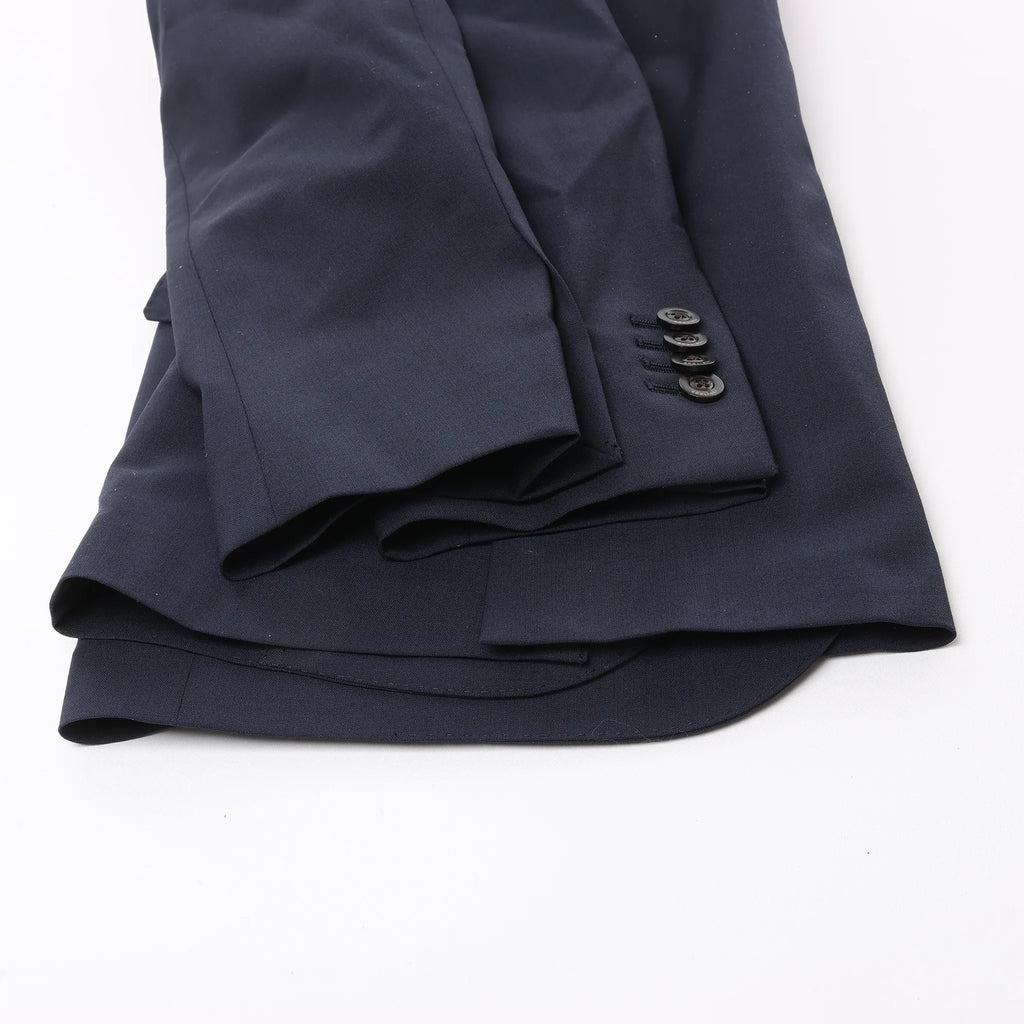 Boglioli Wool Casual Blazer in Navy Blue, Size 50 IT