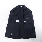 Boglioli Wool Casual Blazer in Navy Blue, Size 50 IT