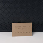 Bottega Veneta Intrecciato Leather 2Way Handbag in Navy Blue