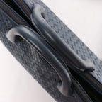 Bottega Veneta Intrecciato Leather 2Way Handbag in Navy Blue