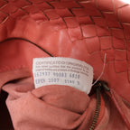 Bottega Veneta Intrecciato Leather Shoulder Bag in Pink