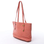 Bottega Veneta Intrecciato Leather Shoulder Bag in Pink