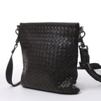 Bottega Veneta Nappa Intrecciato VN Crossbody Messenger Bag Brown 276357