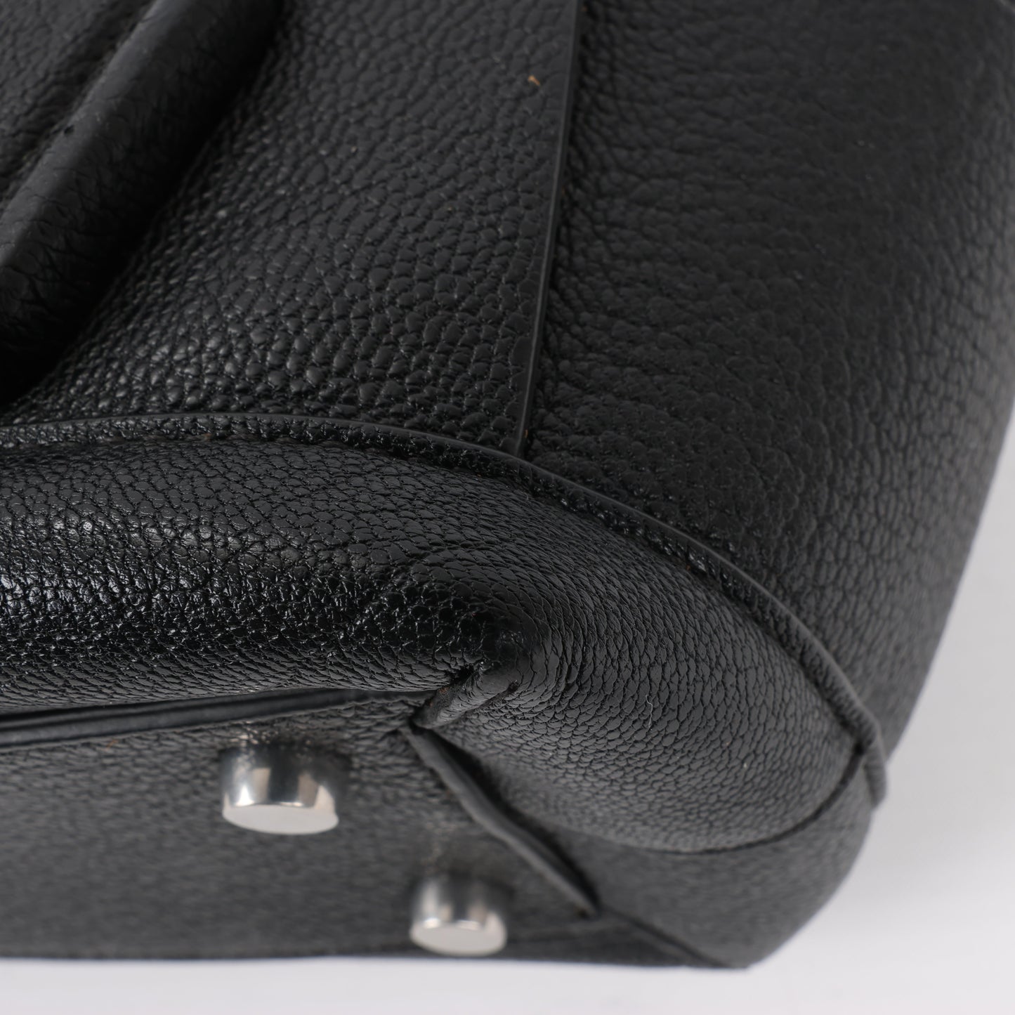 Bottega Veneta Arco Mini Leather Maxi Intrecciato 2Way Handbag in Black