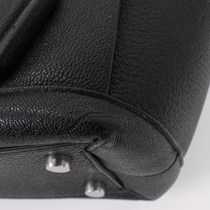 Bottega Veneta Arco Mini Leather Maxi Intrecciato 2Way Handbag in Black