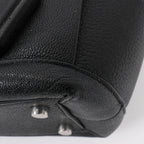 Bottega Veneta Arco Mini Leather Maxi Intrecciato 2Way Handbag in Black
