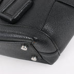 Bottega Veneta Arco Mini Leather Maxi Intrecciato 2Way Handbag in Black