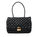 Bolso de hombro Desiree de piel tejida en negro de Bottega Veneta