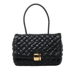 Bolso de hombro Desiree de piel tejida en negro de Bottega Veneta