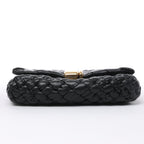 Bolso de hombro Desiree de piel tejida en negro de Bottega Veneta
