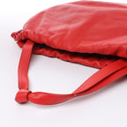 Bottega Veneta Bulb Smooth Leather Shoulder Bag in Red
