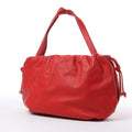 Bottega Veneta Bulb Smooth Leather Shoulder Bag in Red