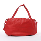 Bottega Veneta Bulb Smooth Leather Shoulder Bag in Red