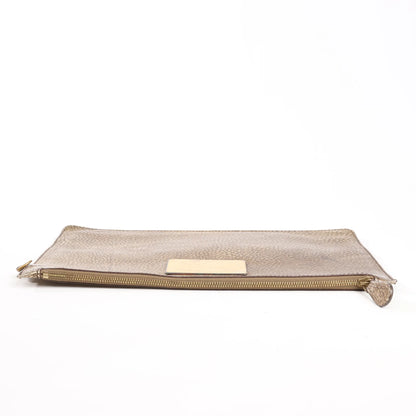 Bottega Veneta Cabas MM Intrecciato Leather Shoulder Bag in Gold