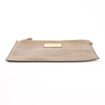 Bottega Veneta Cabas MM Intrecciato Leather Shoulder Bag in Gold