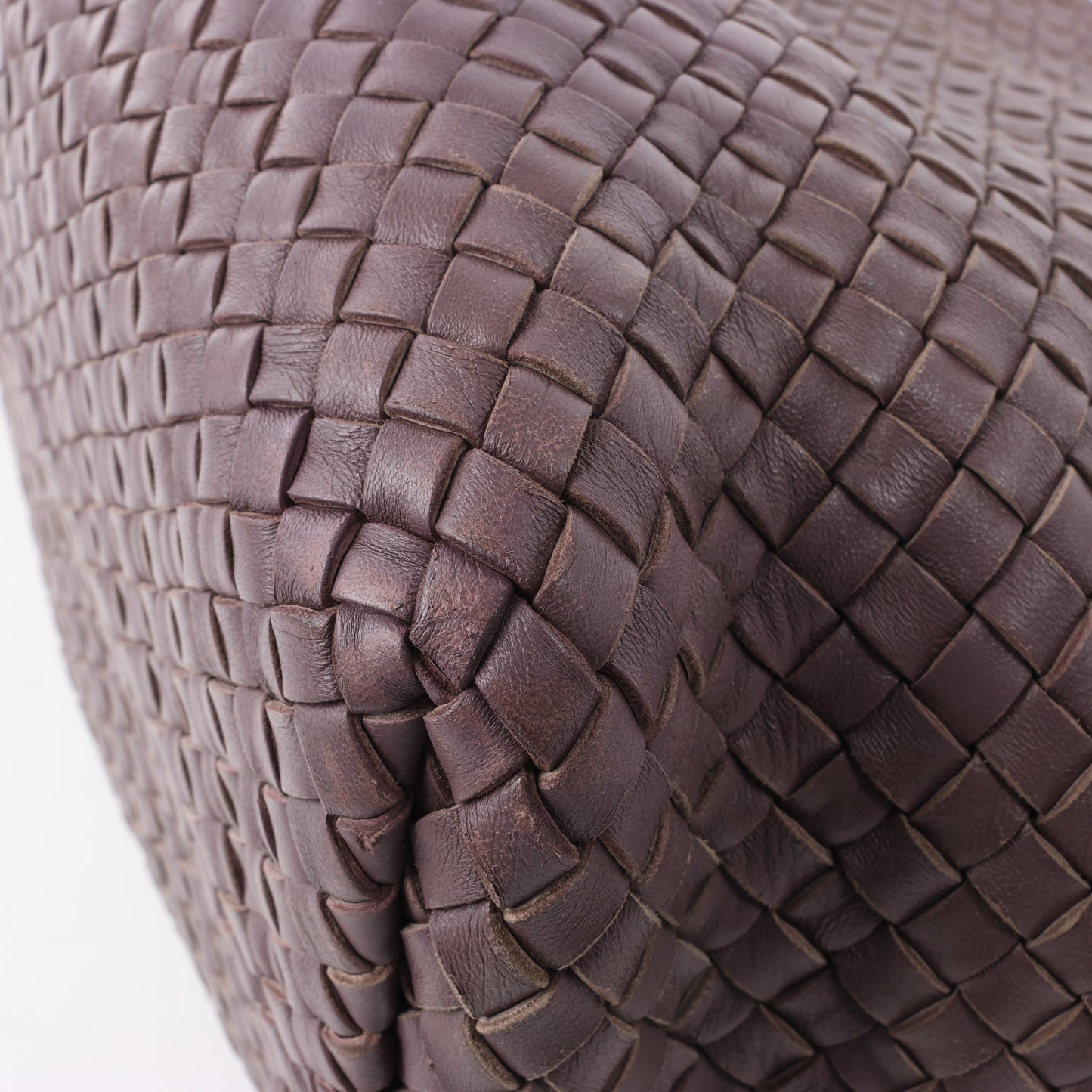 Bottega Veneta Intrecciato Cabat MM Cabas en cuir en vieux rose taupe