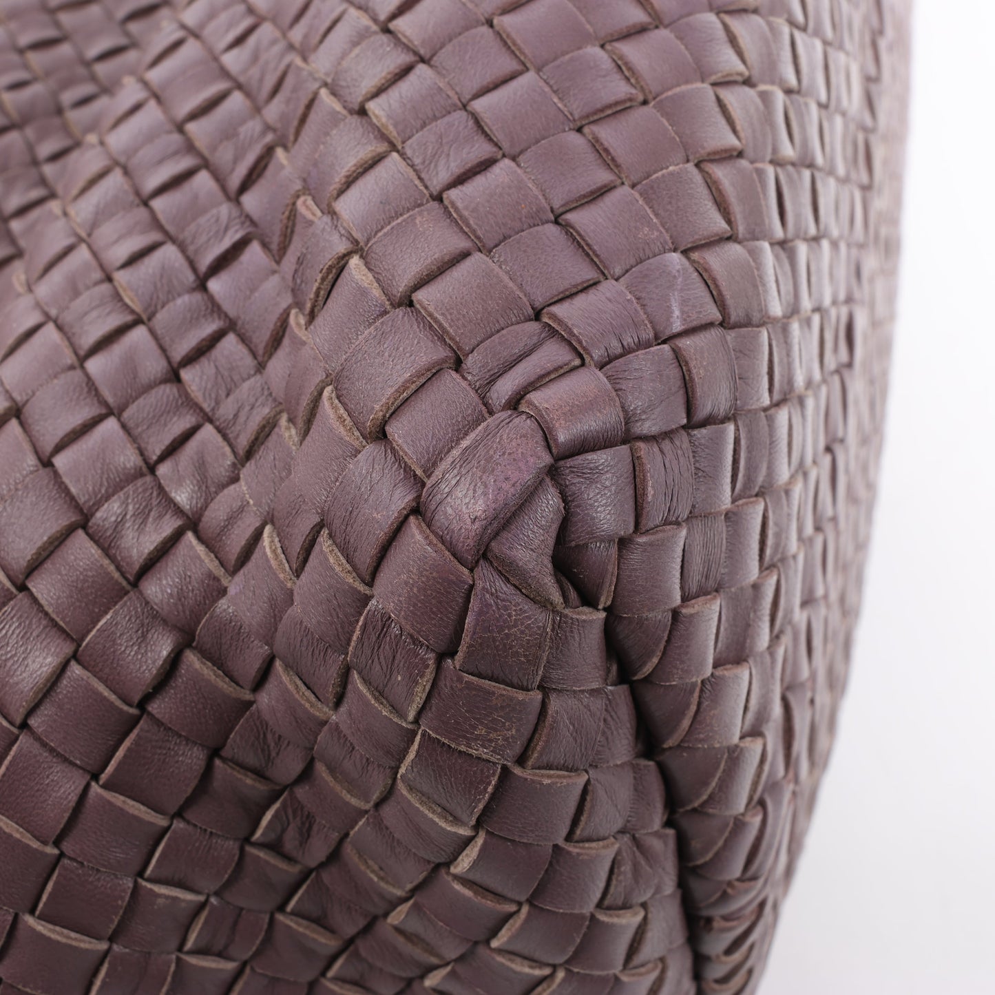 Bottega Veneta Intrecciato Cabat MM Cabas en cuir en vieux rose taupe