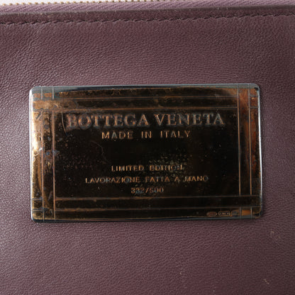 Bottega Veneta Intrecciato Cabat MM Leather Tote in Dusty Rose Taupe
