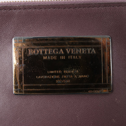 Bottega Veneta Intrecciato Cabat MM Cabas en cuir en vieux rose taupe