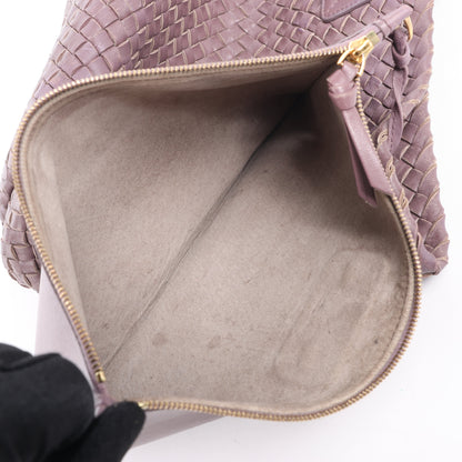 Bottega Veneta Intrecciato Cabat MM Cabas en cuir en vieux rose taupe