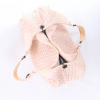 Bottega Veneta Campana Intrecciato Leather Shoulder bag in Pink 125787
