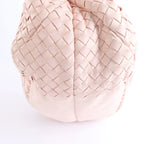 Bottega Veneta Campana Intrecciato Leather Shoulder bag in Pink 125787