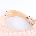 Bottega Veneta Campana Intrecciato Leather Shoulder bag in Pink 125787