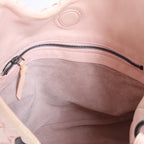 Bottega Veneta Campana Intrecciato Leather Shoulder bag in Pink 125787