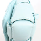 Bottega Veneta Padded Cassette Maxi Intrecciato Leather Shoulder Bag in Blue