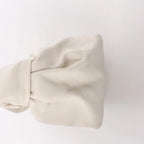 BOTTEGA VENETA Double Knot Mini Leather Handbag in White